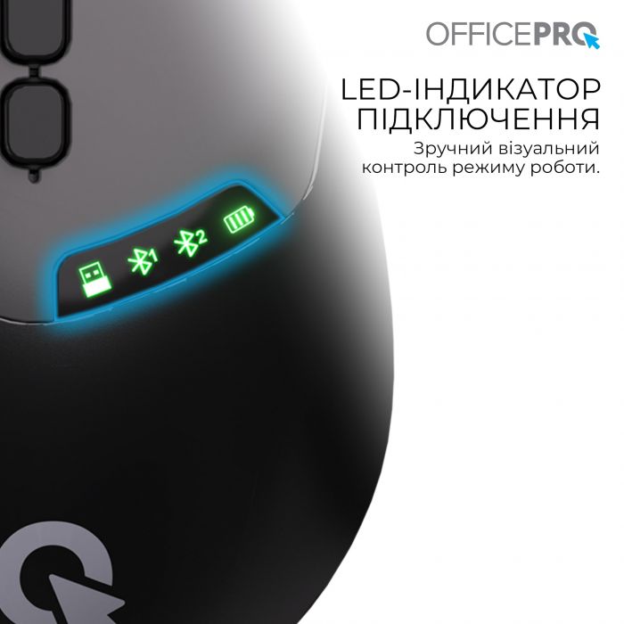 Миша бездротова OfficePro M520B Black