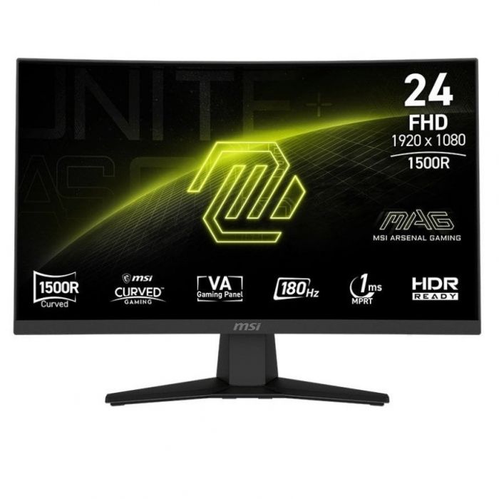 Монітор MSI 23.6" MAG 244C VA Black Curved 180Hz