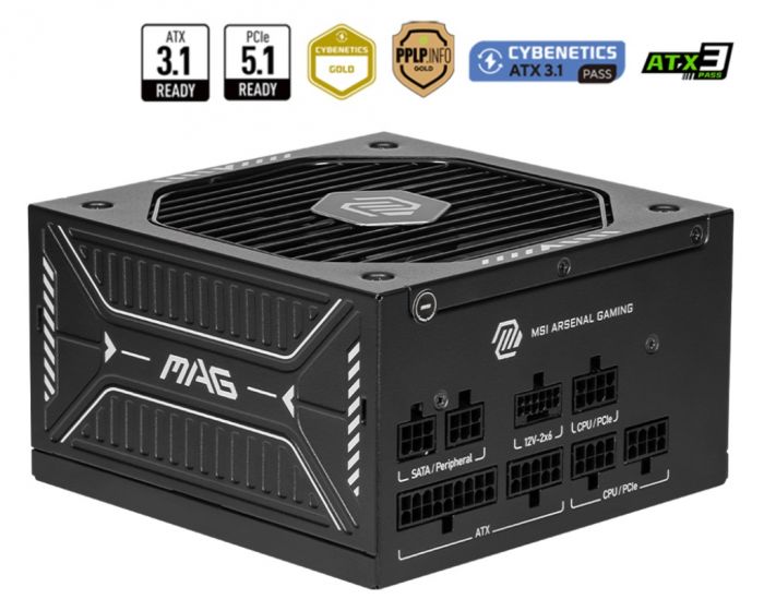 Блок живлення MSI MAG A750GLS PCIE5 750W