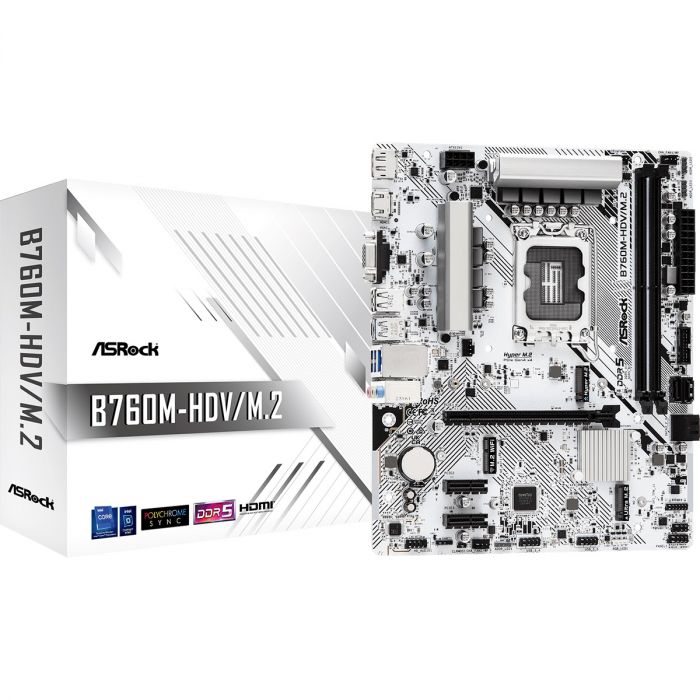 Материнська плата ASRock B760M-HDV/M.2 Socket 1700