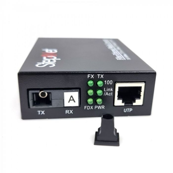 Медіаконвертер Step4Net (MC-R-0,1-1SM-1310nm-20) 10/100 Мб, 20км