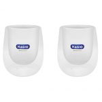 Набір чашок з подвійними стінками Magio MG-1295 250 мл 2 шт