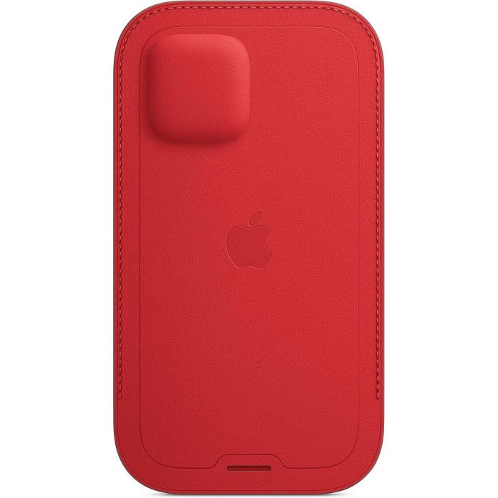 Чохол на руку Apple Leather Sleeve with MagSafe для Apple iPhone 12/12 Pro RED (MHYE3)
