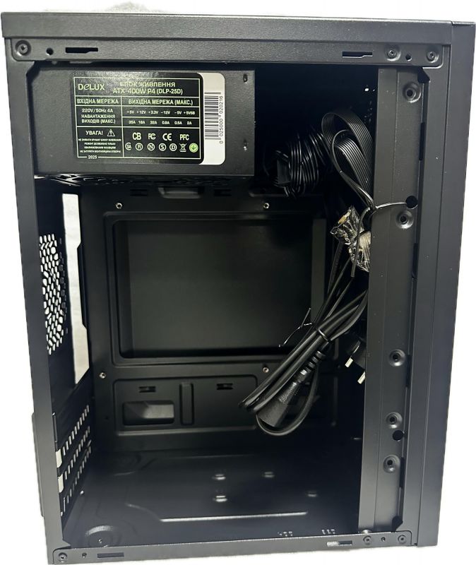 Корпус Delux MK 350 Black 400W 12Fan