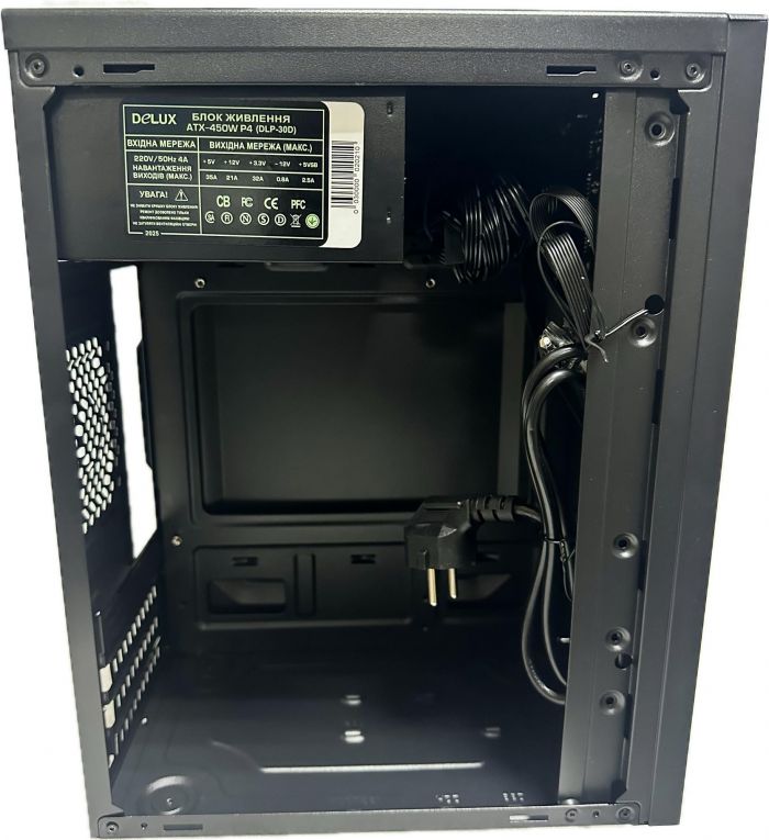 Корпус Delux MK 350 Black 450W 12Fan