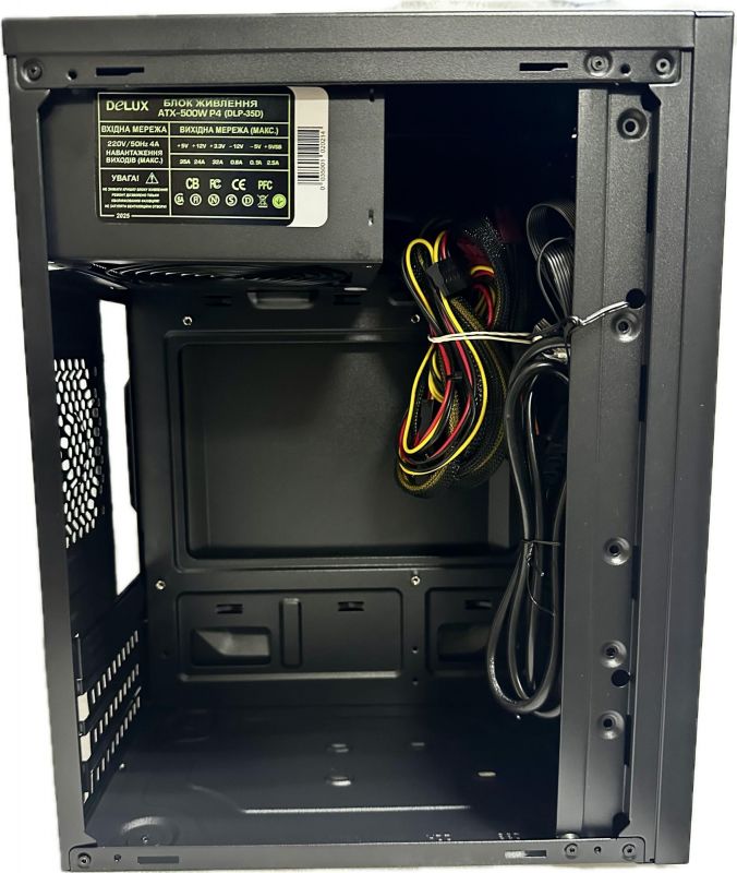Корпус Delux MK 350 Black 500W 12Fan