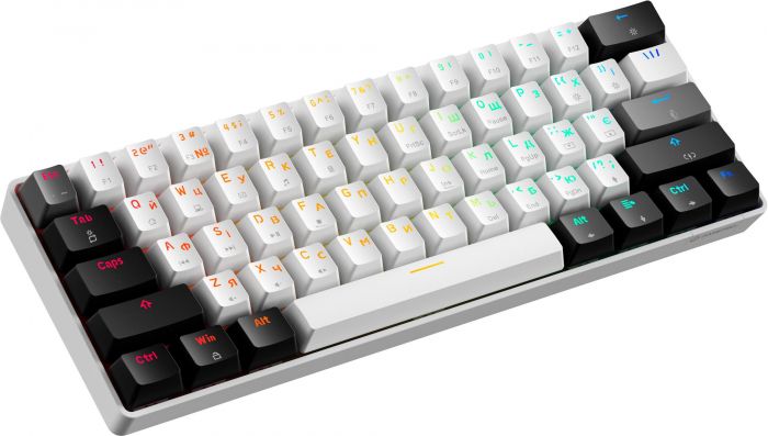 Клавіатура GamePro Genesis Infinity MK130BW Black/White