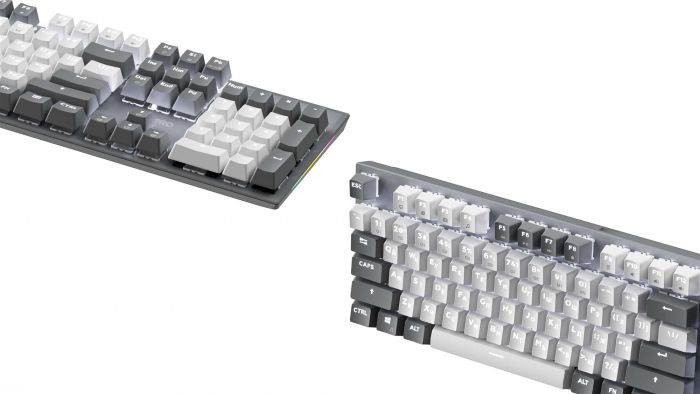 Клавіатура GamePro Genesis Metallic MK144G Outemu Red Swithes USB Gray