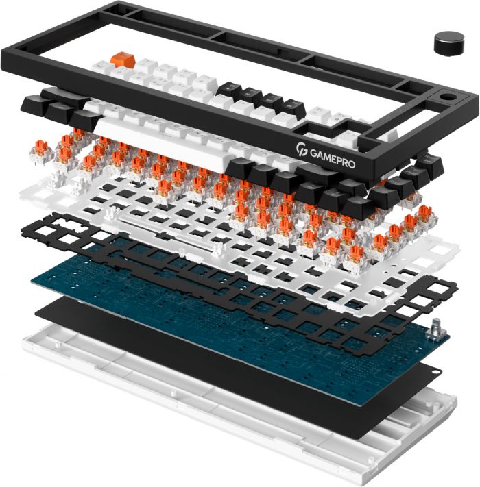 Клавіатура бездротова GamePro Asgard Valhalla MK160B Pro Black