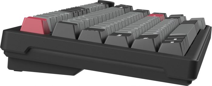 Клавіатура бездротова GamePro Asgard Yord Keychron Super Red Switch Black (MK266BK)
