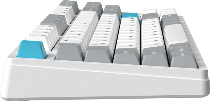 Клавіатура бездротова GamePro Asgard Ragnar Keychron Super Red Switch White (MK285WH)