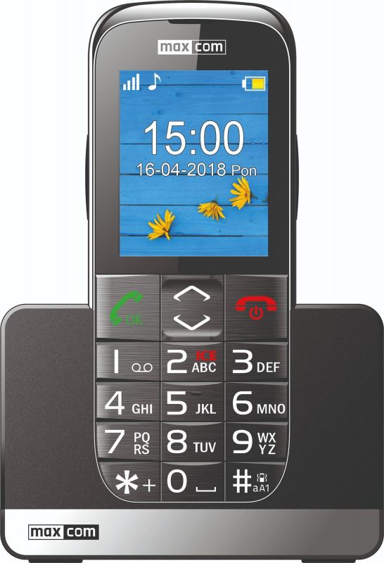 Мобiльний телефон Maxcom MM720 Black