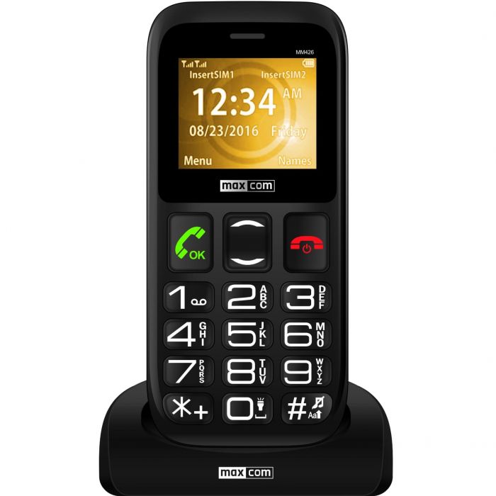 Мобiльний телефон Maxcom MM426 Black