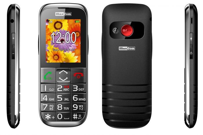 Мобiльний телефон Maxcom MM720 Black