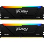 Модуль пам`яті DDR4 2x8GB/3600 Kingston Fury Beast RGB Black (KF436C17BB2AK2/16)