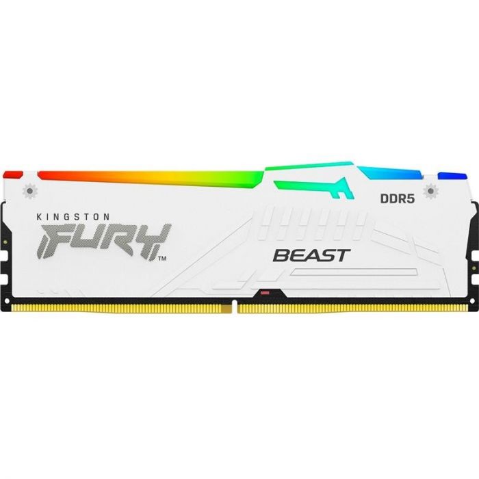 Модуль пам`ятi DDR5 16GB/5600 Kingston Fury Beast RGB White (KF556C36BWEA-16)