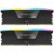 Модуль пам`ятi DDR5 2x32GB/5200 Corsair Vengeance RGB Black (CMH64GX5M2B5200C40)