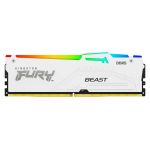 Модуль пам`ятi DDR5 32GB/5600 Kingston Fury Beast RGB EXPO White (KF556C36BWEA-32)