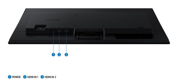 Монiтор Samsung 24" Essential S3 LS24F320 (LS24F320GAIXUA) IPS Black 120Hz