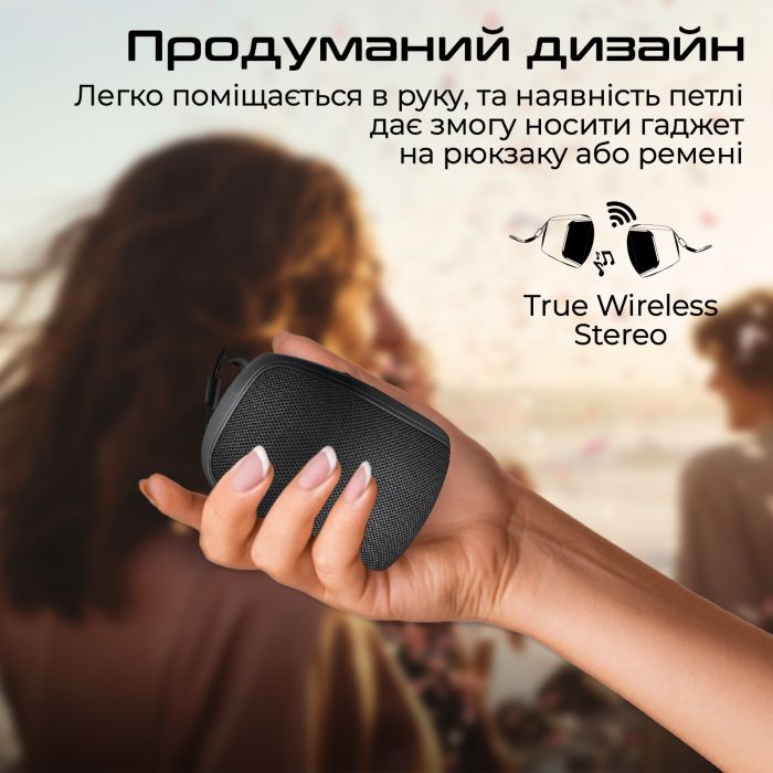 Акустична система Promate Mood 5W Black