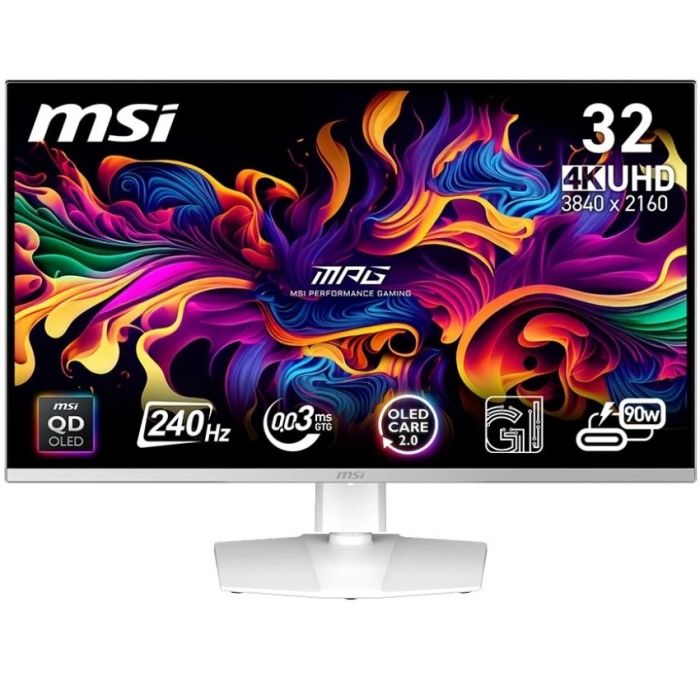 Монітор MSI 31.5" MPG 321URXW QD-OLED White 240Hz