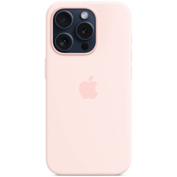Чохол-накладка Apple Silicone Case with MagSafe для Apple iPhone 15 Pro Light Pink (MT1F3)