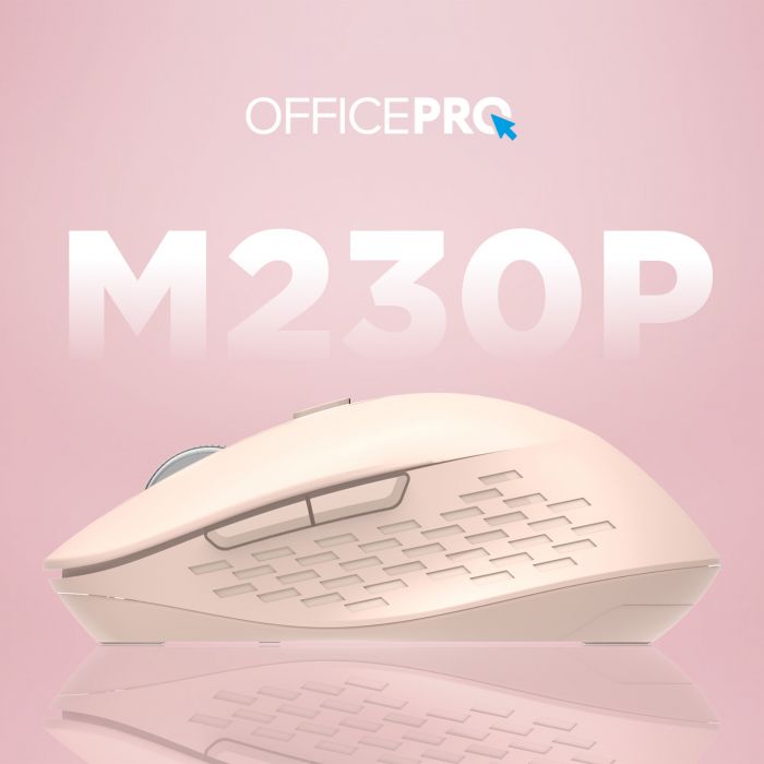 Миша бездротова OfficePro M230P Pink