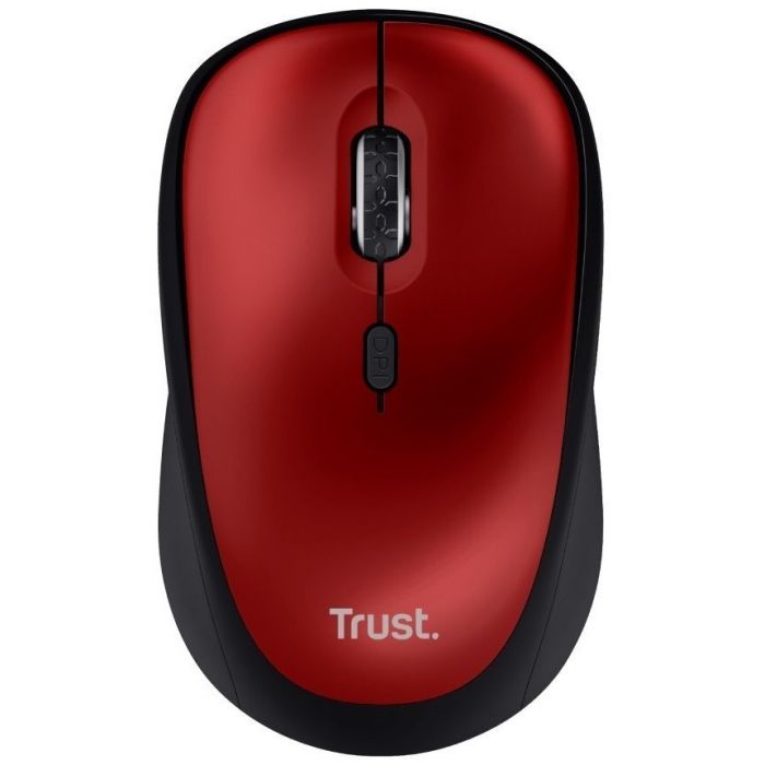 Миша бездротова Trust Yvi+ Silent Eco Red (24550)