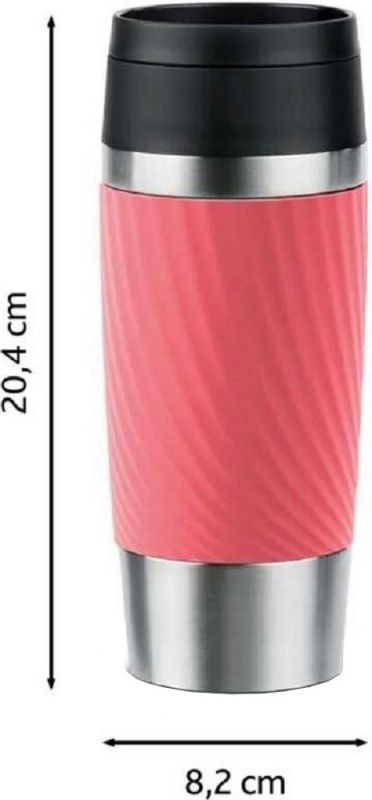 Термочашка Tefal Travel Mug Classic Twist 360 мл Coral (N2024410)