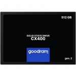 Накопичувач SSD  512GB Goodram CX400 Gen.2 2.5" SATAIII 3D TLC (SSDPR-CX400-512-G2)