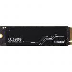 Накопичувач SSD  512GB Kingston KC3000 M.2 2280 PCIe 4.0 x4 NVMe 3D TLC (SKC3000S/512G)