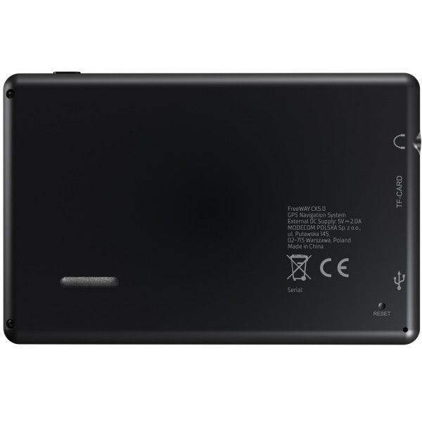Авто GPS-навігатор Modecom Device FreeWAY CX 5.0 MapFactor (NAV-FREEWAYCX5-MF-EU)