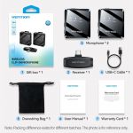 Мікрофон Vention USB Type-C 2-Pack Wireless Lavalier Black (NCBB0)