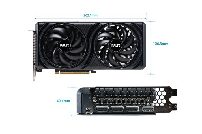 Відеокарта GF RTX 5060 8GB GDDR7 Infinity 2 OC Palit (NE75060V19P1-GB2063L)