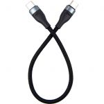 Кабель Dengos USB Type-C - USB Type-C, 0.25 м (M/M), Black (NTK-TC-TC-SHRT-BLACK)