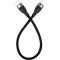Кабель Dengos USB Type-C - USB Type-C, 0.25 м (M/M), Black (NTK-TC-TC-SHRT-BLACK)
