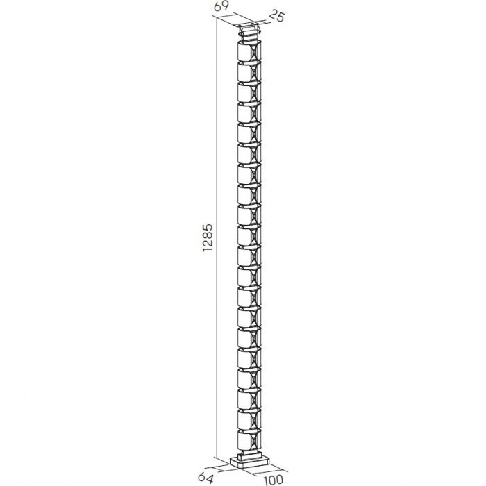Органайзер для кабелю OfficePro CM630W White