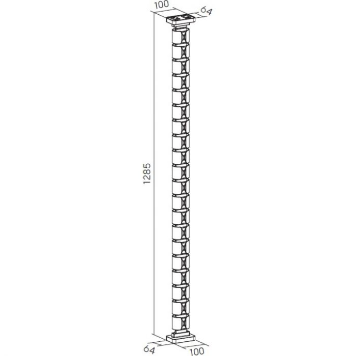 Органайзер для кабелю OfficePro CM790B Black