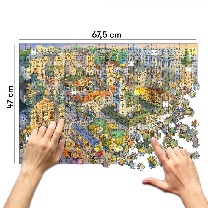 Пазл Orner Львів затишний 1000 елементів