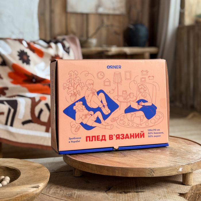 Плед Orner Центр України 130х170 см (orner-2925)