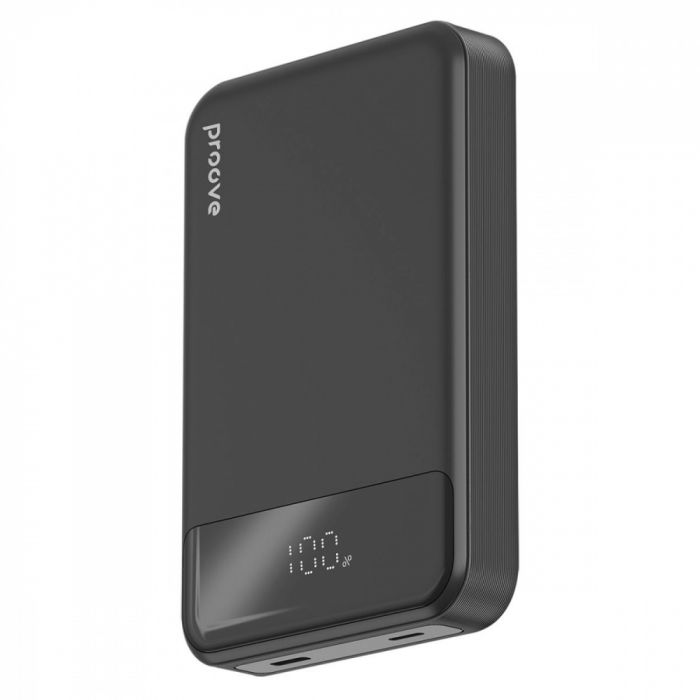 Універсальна мобільна батарея Proove Hoodman Magnetic 20W 10000mAh Black (PBH120010001)