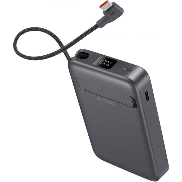 Універсальна мобільна батарея Proove OverPower 35W 10000mAh Qi2 Gray (PBOP35012105)