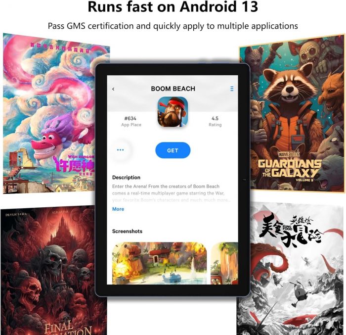 Планшет Doogee U10 4/128GB Grey
