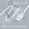 Кабель Promate PowerLine-Ai120 USB - Lightning (M/M), 2.4 A, 1.2 м, White