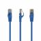 Патч-корд UTP Cablexpert (PP6U-0.25M/B) cat.6, літий, 50u штекер із засувкою, 0.25 м, синій