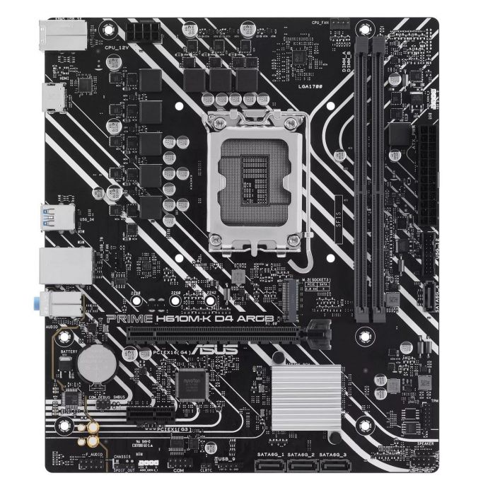 Материнська плата Asus Prime H610M-K D4 ARGB Socket 1700