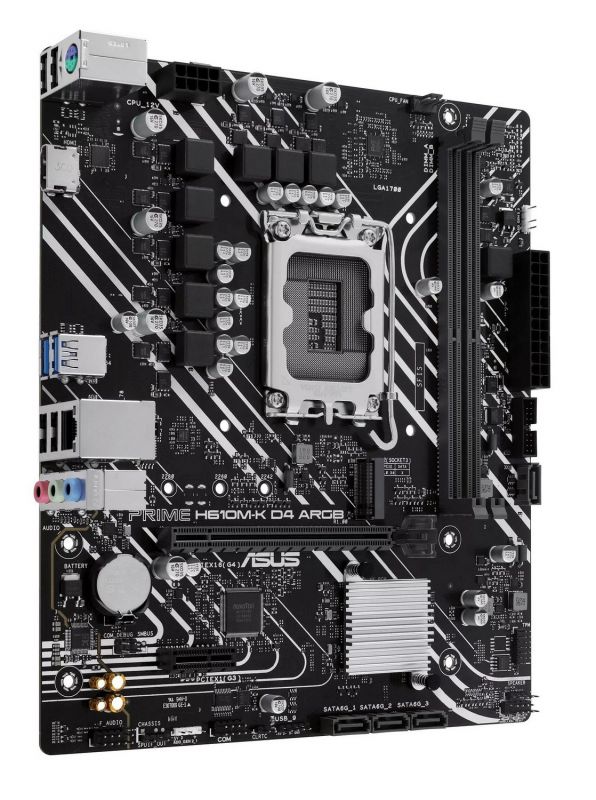 Материнська плата Asus Prime H610M-K D4 ARGB Socket 1700