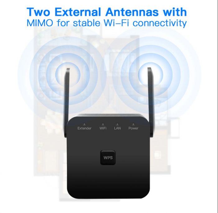 Точка доступу Fenvi Pro 300M Wi-Fi Repeater 2.4Ghz Network Expander