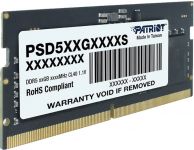 Модуль пам`яті SO-DIMM 16GB/5600 DDR5 Patriot Signature Line (PSD516G560081S)