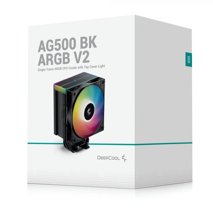 Кулер процесорний DeepCool AG500 BK ARGB V2 (R-AG500-BKAMMN-GJD)